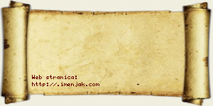 Tadija Trnjaković vizit kartica